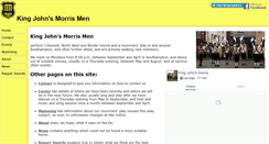 Desktop Screenshot of kingjohnsmorris.org